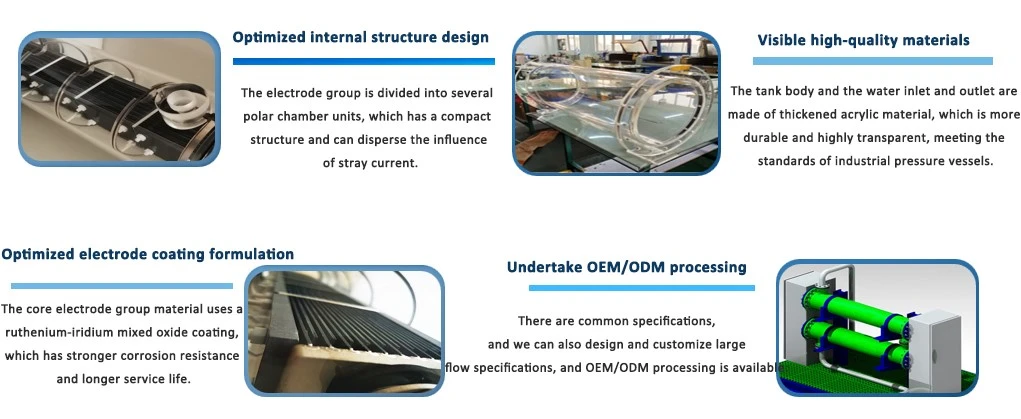 tubular salt electrolysis cells for hypochlorite generation tubular salt electrolysis cells for hypochlorite generation